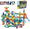 Creative Magnetic Tiles Set, 110 Pieces, Colorful Pipelines, Balls and Blocks, Non-Toxic Plastic, STEM Toy, Kids Learning Educational Construction Toys for Age 3+ Boys Girls