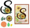 DELORIGIN Stanzformen Mit Sonnenblumen S Buchstaben Gestanzte Kartenschablonen Aus Karbonstahl Scrapbooking Stanzschablonen Neuheiten Prägeschablonen Rahmen Für DIY Bastelpapieralben Geschenkdekor