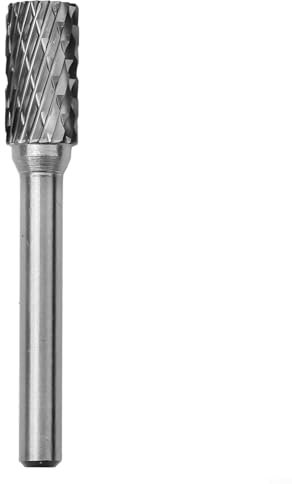 Rotary Point Burrs Die Grander Carbide Rotary File Milling Metal Grinding Cutter Burr Head Drill Bit 6mm Shank Weld Joint Cleaning(10mm)