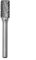 Rotary Point Burrs Die Grander Carbide Rotary File Milling Metal Grinding Cutter Burr Head Drill Bit 6mm Shank Weld Joint Cleaning(10mm)