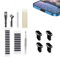 82 Stück Handy Reinigungsset, Handy Staubschutzstecker mit Staubdichten Lautsprecher Net Stickers, Reinigungsbürsten, Tupfern und Pinzette, Anti Staub Set Kompatibel mit iPhone