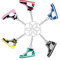 WXNPA 6 Pezzi Portachiavi Mini Scarpe Sportive Pallacanestro, Portachiavi Sneaker da Basket, Scarpe da Basket Portachiavi, Mini Portachiavi Scarpa Sneaker, Portachiavi Regalo