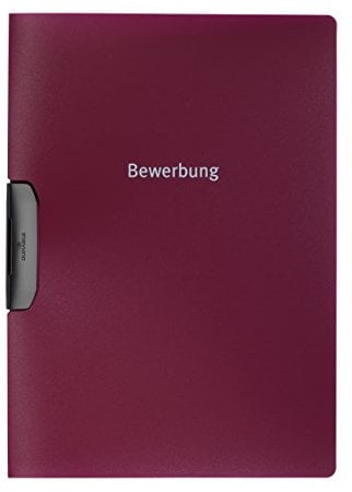Durable 2289 31 Div. Mappen Bewerbungsmappe A4 dunkelrot