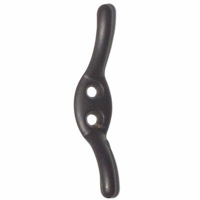 Matt Black Cleat Curtain Blind Cord Hook