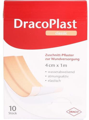DracoPlast Classic Pflaster 1 m x 4 cm, 1 St. Pflaster