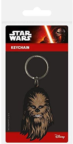 Portachiavi Gomma Star Wars Chewbacca Keychain