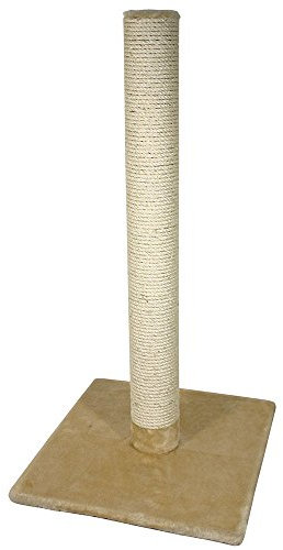 zooplus Kratzstamm Olga | mit hochwertigem Sisal umwickelt | platzsparendes Design | Höhe: ca. 80 cm | Durchmesser: 9 cm