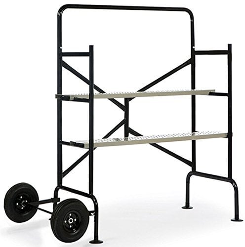 ProBache – Andamio móvil sobre ruedas 140 x 78 x 135 cm con 2 plataformas