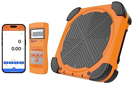 Elitech LMC-210 Kältemittel Freon Ladewaage 100 kg für HVAC mit drahtloser Fernbedienung