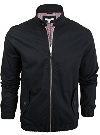 Xact Herren Baumwoll-Twill Harrington-Jacke (Navy) S