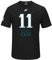 Majestic Athletic NFL Football T-Shirt Philadelphia Eagles Carson Wentz #11 QB Quarterback Line Up Shirt (XL)