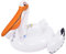 Jilong-37452 Salvagente Gonfiabile Pellicano, Colore Bianco, 37452