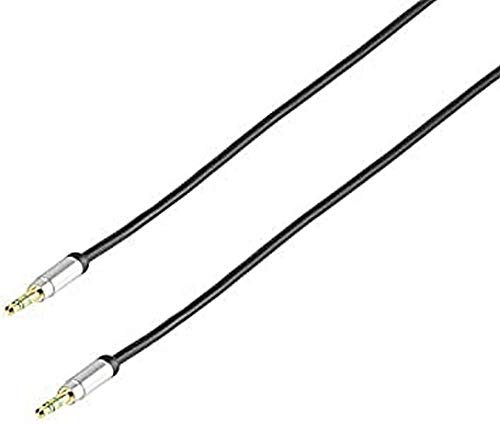 Vivanco 41201 Audiokabel (2,5 m, 3,5 mm, 3,5 mm), Schwarz