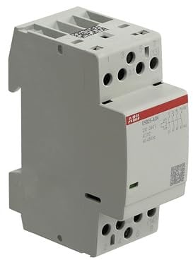 ABB ESB25-40N-06 Installationsschütz (Schließer) – 25 A 4 NO 230–240 V AC/DC 4-polig 36 mm für DIN-Hutschiene geräuscharm 1SAE231111R0640