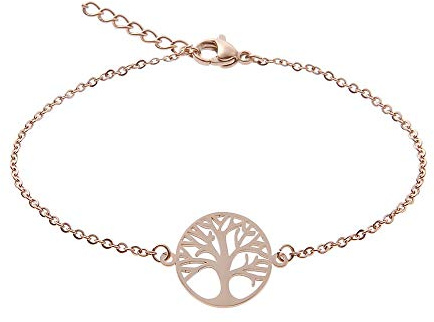 H.C.A. Collection Handels-GmbH Armband - rosévergoldet - Baum des Lebens