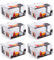 Tradineur - Pack de 6 Cajas de 4 Vasos Modelo Pinta - Capacidad: 360 ml - Fabricado en Vidrio Resistente - Apto para lavavajillas - Tamaño Aprox: Ø 8,5 x 9 cm - 24 Uds Totales