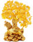 BWINKA Dragon Turtle Feng Shui Kristall Glück Geld Baum Bonsai Dekoration Ornament für Reichtum, Glück, Wohlstand, Erfolg, 18,5 cm