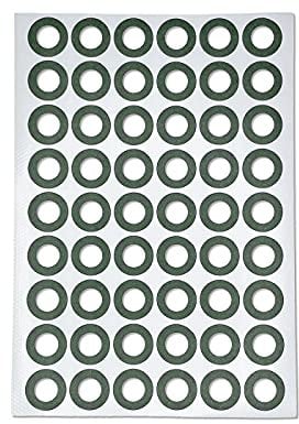 432 Barley Paper Insulation Rings 1S for Soldering and Making Battery Packs 18650 Adhesive Cardboard Rings 17.5 mm
