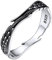 Silvora 4mm Breit Engelsflügel Ring für Damen Frauen S925 Silber Stapelbarer Schlichter Feder Siegelring Personalisierter Doppelflügel-Wickelring in Silber Ringgröße 49（15.7）