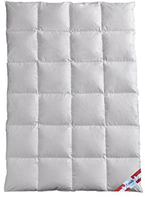 Bach's Betten Welt Preishit Canada Daunenfederbett Winterdecke Daunendecke Wärmegrad 4 vom Bettenfachgeschäft (135 x 200 cm)