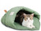 MOLEDINO Katzenschlafsack Weich Kuscheliges Warm katzenbett, Hundeschlafsack Waschbar Drinnen Cozy Groß Antirutsch Unterseite Haustierbet, Hundebett für Katzen Welpe Kaninchen Kitty Haustierschlafsack