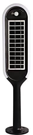 Velamp Solar-LED-Gartenleuchte 400 Lumen, mit doppeltem Solarpanel und Bewegungssensor