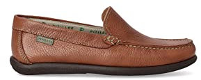 PITILLOS - 4850 Marrón - Zapato mocasín de Piel, sin Cordones, Suela de Goma, para: Hombre Color: Marron Talla:44