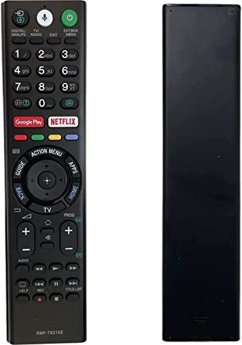 Remplacement pour télécommande Sony bravia rmf-tx310 Applicable pour telecommande Sony rmf-tx310e Bravia LED LCD TV KD-43XF8588 KD-43XF8596 KD-43XF8599 KD-43XF8796 KD-49XE8004 KD-49XE8005