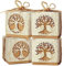 50 Stück Lebensbaum Geschenkboxen 5x5x5cm Kleine Geschenkschachtel Hochzeit Pralinenschachtel Leer zum Befüllen Gastgeschenk Box für Hochzeit Tauf Kommunion Konfirmation Geschenkverpackung usw.
