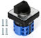 Jadeshay Interruptor de Cambio,690V 20A Interruptor de Conmutación Universal 4 Posición 8 Terminales Interruptor Selector de Levas Rotatorio LW26-20/2