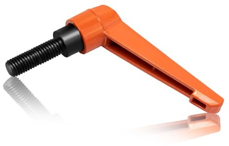 HAIMAYEE Verstellbare Klemmhebel Griff M12 Spanngriff Griffmutter Klemmgriff Verschlusshebel Außengewinde Griff Maschinengriffe 40mm