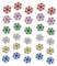 STOBOK 60 Stücke Weihnachten Dekorationen Schneeflocke Applique Decor Handwerk Zubehör Applique Nähen Liefert