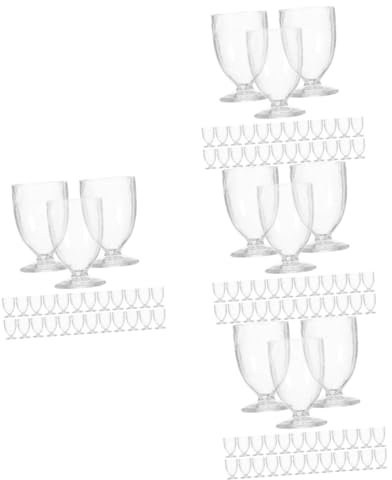 Alipis 200piezas Mini Tazas De Cerveza De Plástico Transparentes Accesorios Miniatura Para Casa De Muñecas Para Fiestas Bodas y Eventos Al Aire