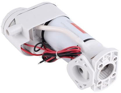 Marine Electric Toilet Pump Self Priming Backflow Prevention Toilet Conversion Kit Electric Operation Easy Flushing Boat Yacht (24V 10A Maximum Flow Rate: 5.0 GPM/18.9 LPM)