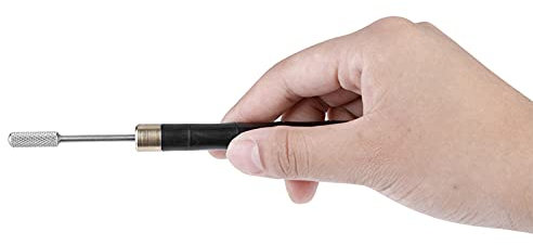 Sandalwood Handle Stainless Edge Dye Roller Oil Pen Leather Edge Paint Primer Roller Leather Craft