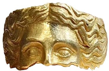 Venus Gesicht Ring Für Frauen, Männer Kinder, Romantischer Griechischer Schmuck, Antiker Griechischer Ring, Größe S, Einstellbar, Kupfer, Geschenk Für Besondere Anlässe