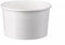We Can Source It Ltd Plain White Ice Cream Scoop Paper Cups/Dessert Cups 8oz - Pack of 100 Tubs - Without Lids