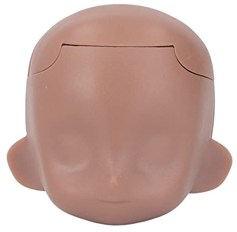 Fabater Kugelgelenk-Puppenkopf, Ersatz Exquisiter Leerer Puppenkopf Abnehmbar für 1/12 Kugelgelenkpuppe (Kaffee)