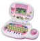 Jeu educatif : Mon 1er Ordinateur Rose : p'tit Ourson - Fille - Set Jeu electronique Enfant et 1 Carte Tigre