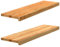 vidaXL Fensterbänke 2 Stk. Hellbraun 90x30x2 cm Massivholz Eiche, Fensterbrett, Holz Treppenstufe, Holz Fensterbrett, Fensterbank Eichenholz