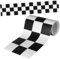 Garneck Checkered Bulletin Board Borders - Checkered Flag Trim for Classroom - Office Race Track School Racing Themed Party Wall and Blackboard Decoration 36ft Long Paper