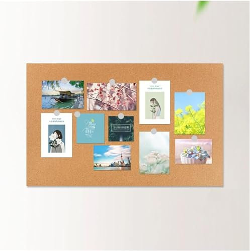 QNDUGJFER Grand Rouleau de Feuille de liège Naturel pour décorations murales, Bricolage, 10 mm d'épaisseur, 1,22 x 2,46 m, Rouleau de Panneau de liège pour Tableaux d'affichage