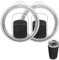 2 Piezas Tapa para Vaso de 20 oz – Tapa Magnética Antifugas con Cierre Hermético, Compatible con Tazas de Viaje, Vasos de Acero Inoxidable y Térmicos