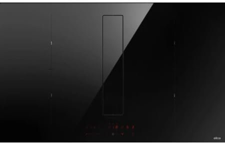 Elica PRF0202501, Piano cottura a induzione con cappa aspirante integrata NIKOLATESLA FIT RAW BR/A/72, Black