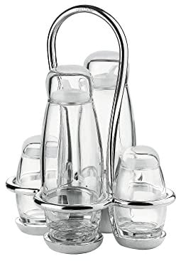 Guzzini Look Menage 17 x 15 x H 22,5 cm, Cromato