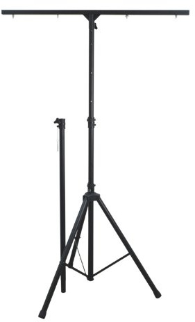 Electrovision Njs Adjustable Aluminium Lighting Stand With 1.22 M T Bar Black