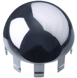 Rothley Handrail Dome Cap - Chrome Finish Internal fit x 2 | Provides a secure internal staircase fitting with an easy push-in push-fit application to instantly update balustrades.