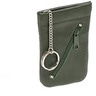 LEAS Schnappschlüsseltasche Schlüsselglocke Echt-Leder, grün Special Edition