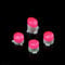 Bullet Buttons ABXY Mod Kit Levers Joystick for Xbox One S Slim Elite Controll Replacement (Clear Pink)