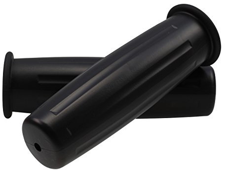 Rindow Bikes Lenkergriffe Tarugata Retro PVC, Schwarz, 120mm x 22.2mm, RBJ-002-BK